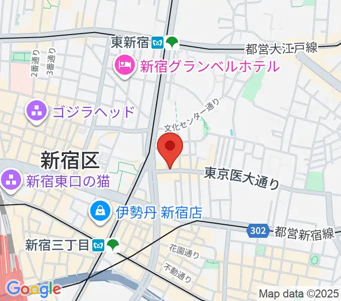 新宿レフカダの地図