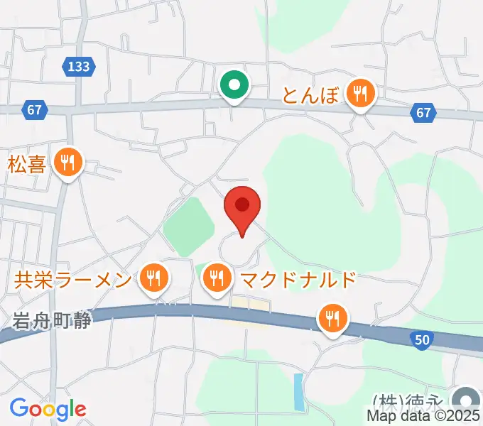 岩舟文化会館コスモスホールの地図
