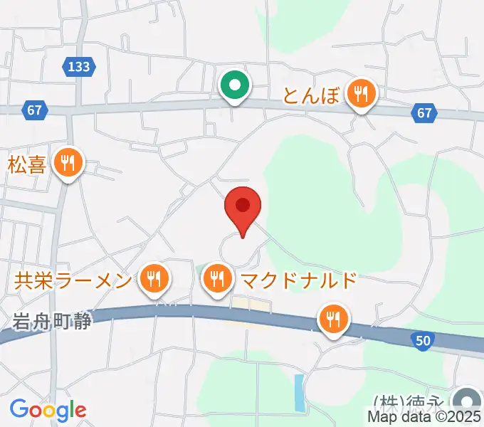 岩舟文化会館コスモスホールの地図