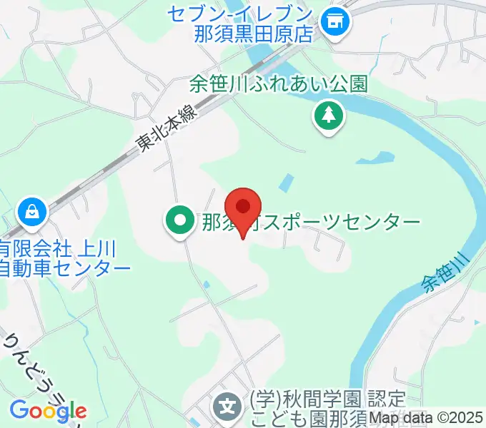 那須町文化センターの地図