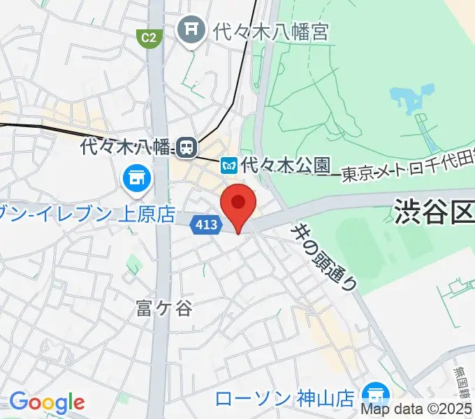 ハクジュホールの地図