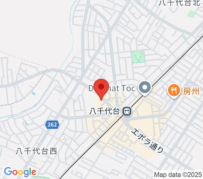 八千代台文化センターの地図