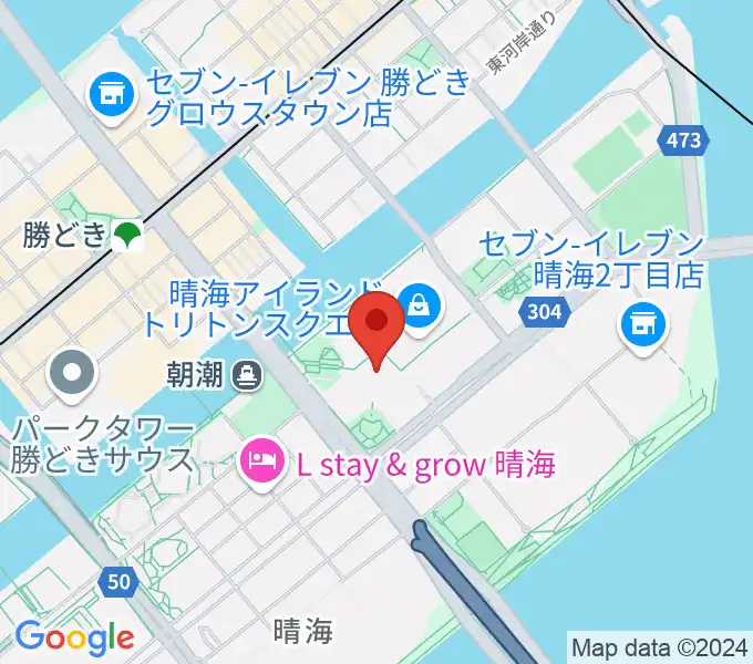 第一生命ホールの地図