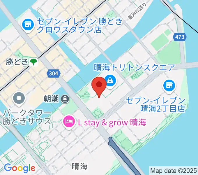 第一生命ホールの地図