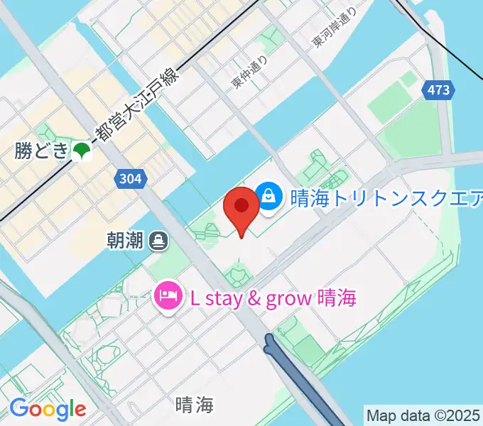 第一生命ホールの地図