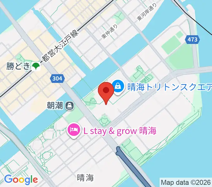第一生命ホールの地図