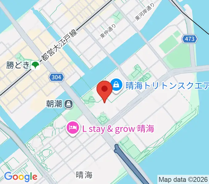 第一生命ホールの地図